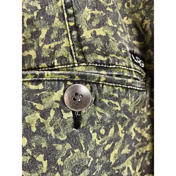 Y2K Utility Cargo Camo Pant Green 32" Gorp Grunge Skater 90s Festival - Picture 7 of 9